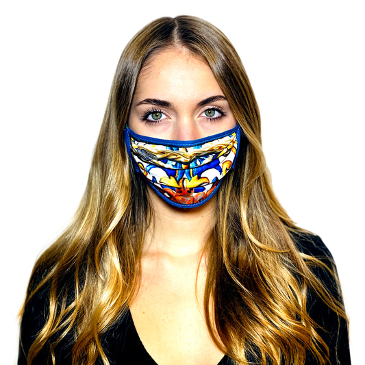 BLUE MAJOLICA L.A.W BANDANA MASK