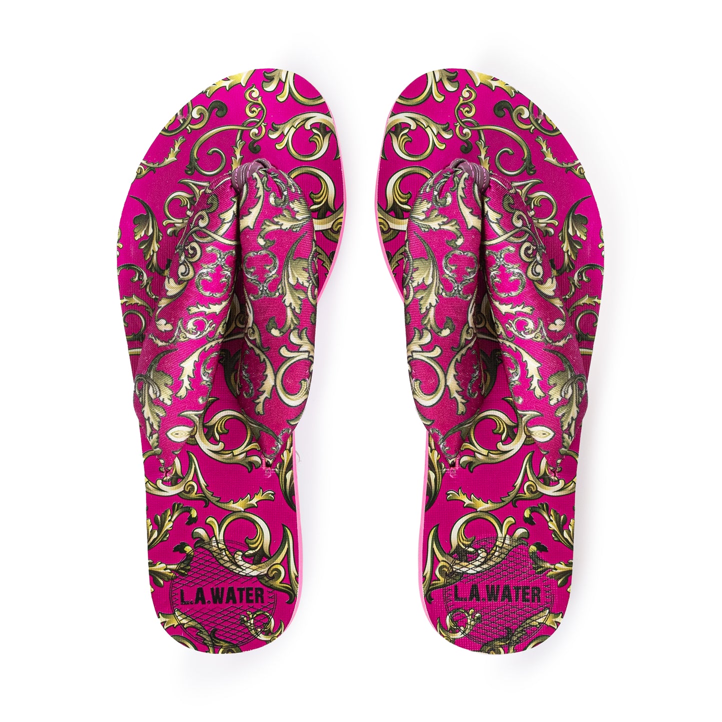 FUCHSIA QUEEN SLIPPERS