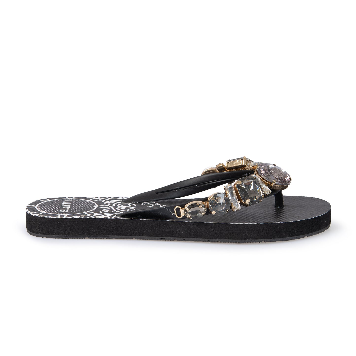 BLACK MEXICO SLIPPERS