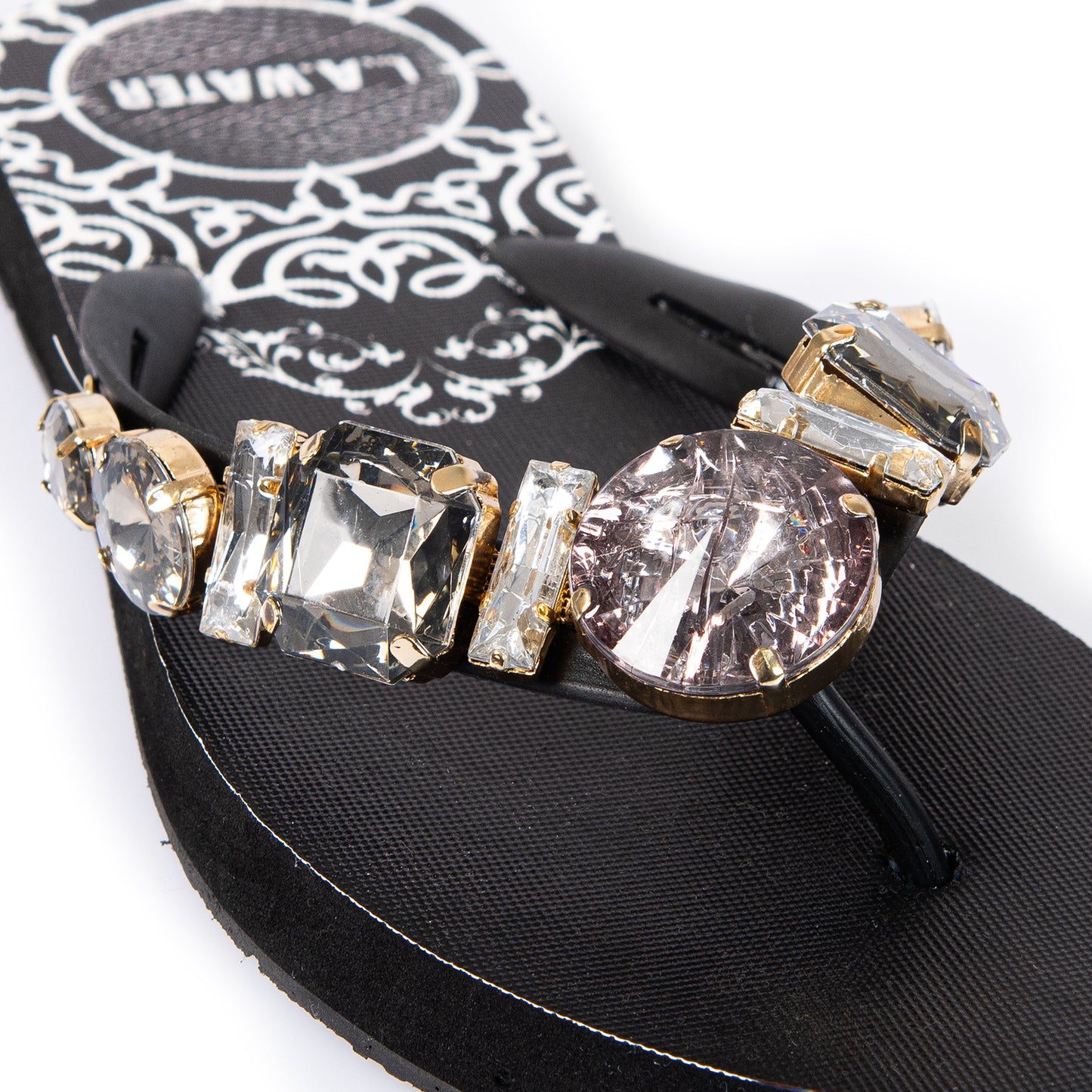 BLACK MEXICO SLIPPERS
