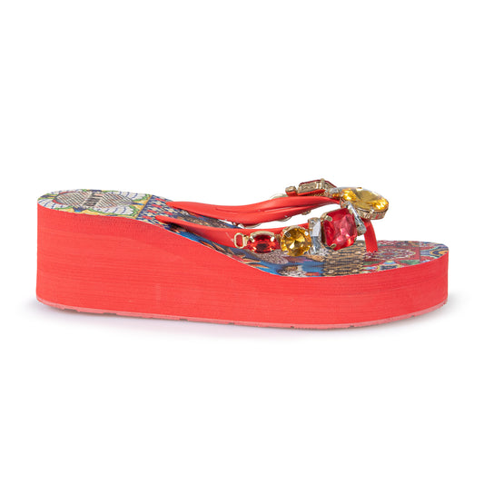 RED MEXICO WEDGE