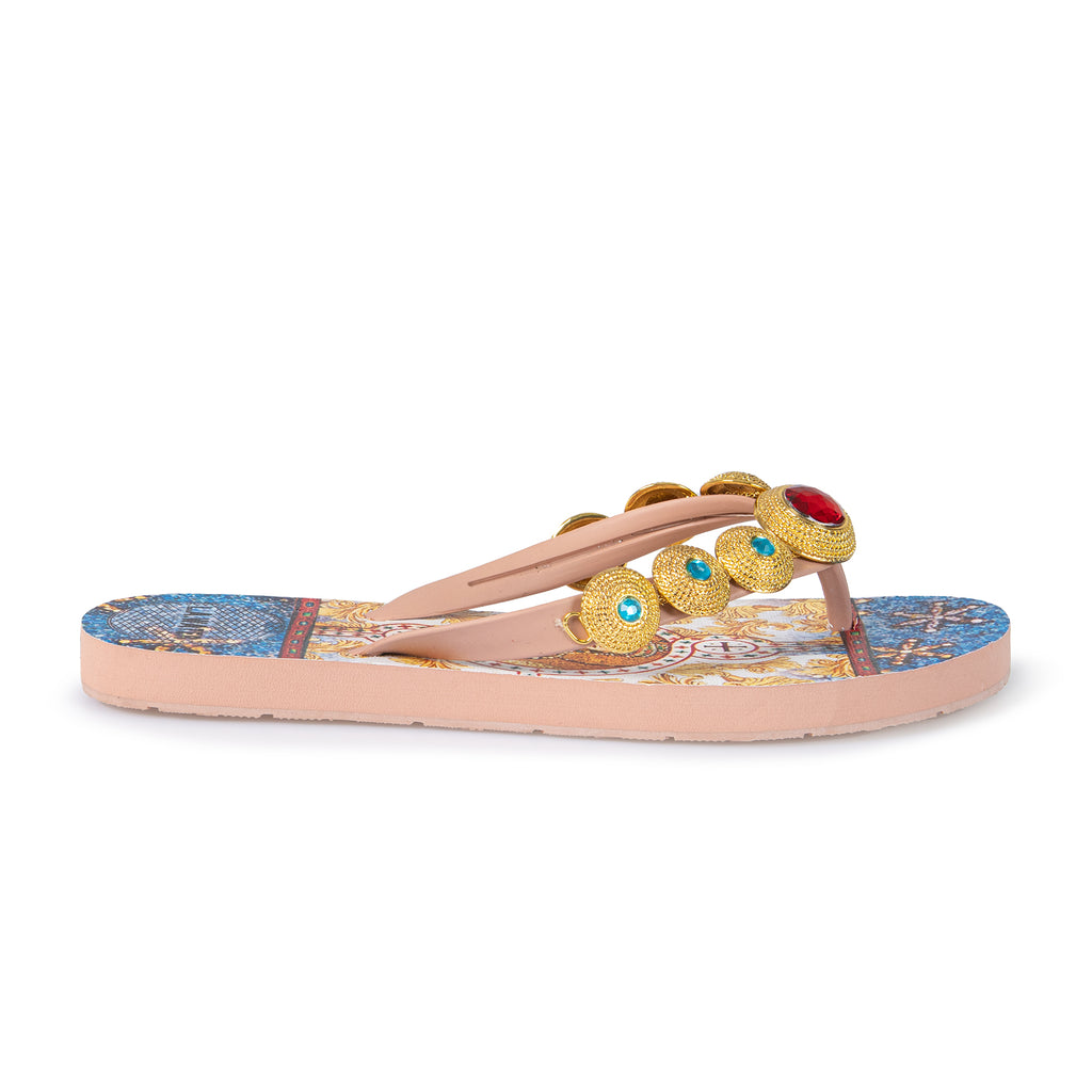 NUDE MOSAIC SLIPPERS