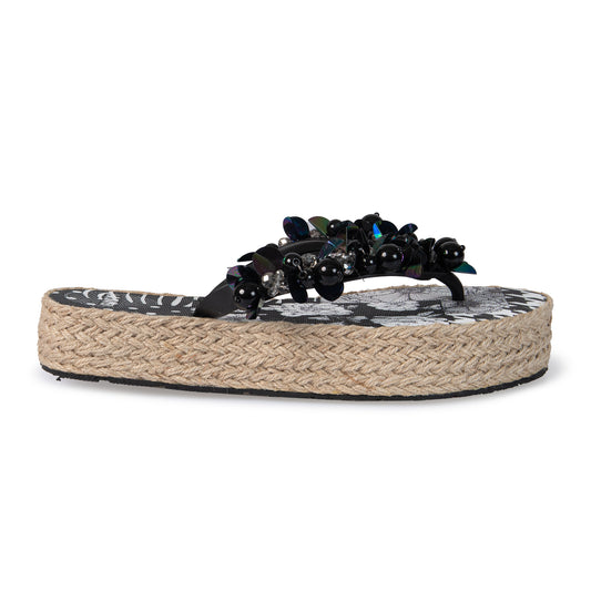 BLACK PATCH ROPE PLATFORM