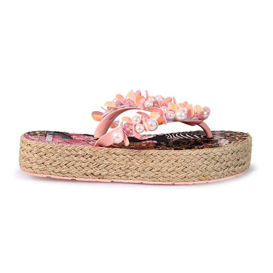 PINK PATCH ROPE PLATFORM
