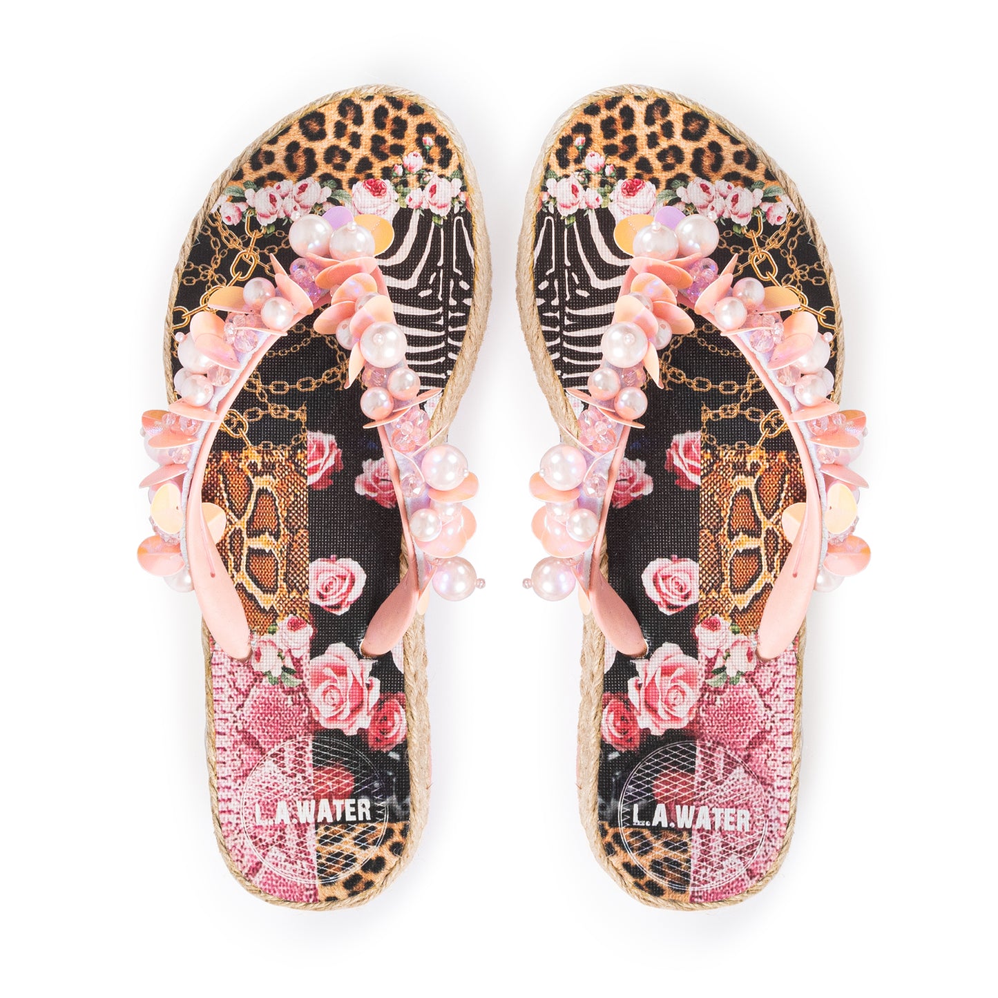PINK PATCH ROPE PLATFORM