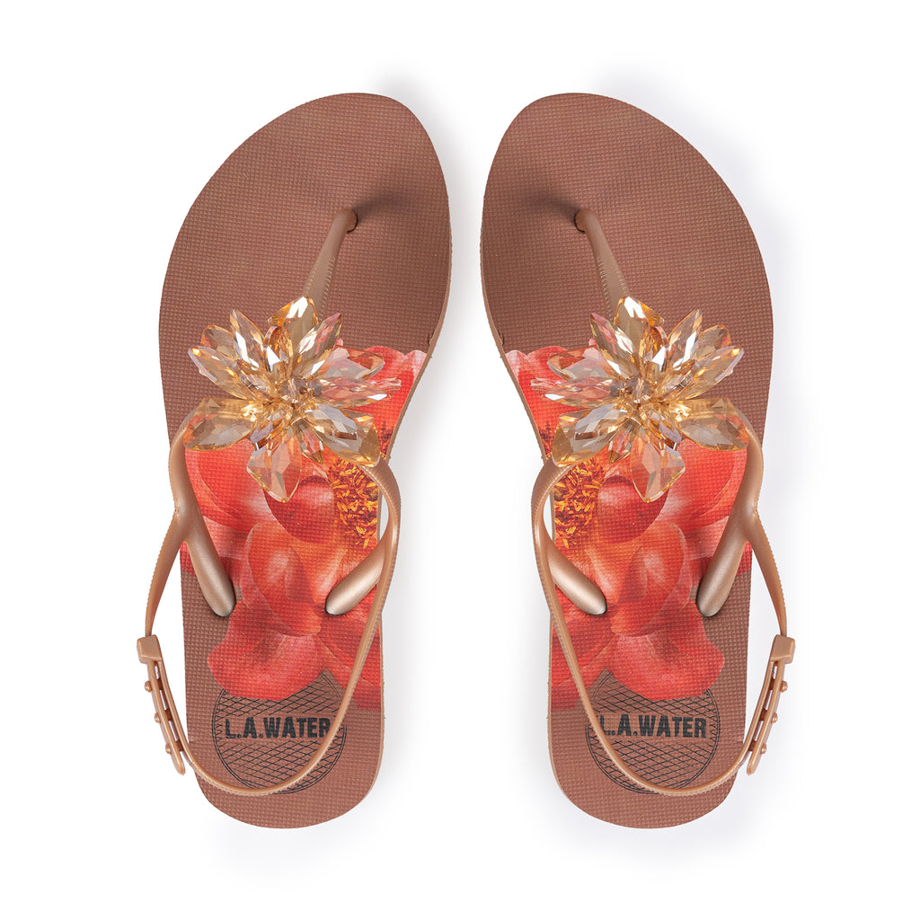 NUDE FLOWER SANDALS