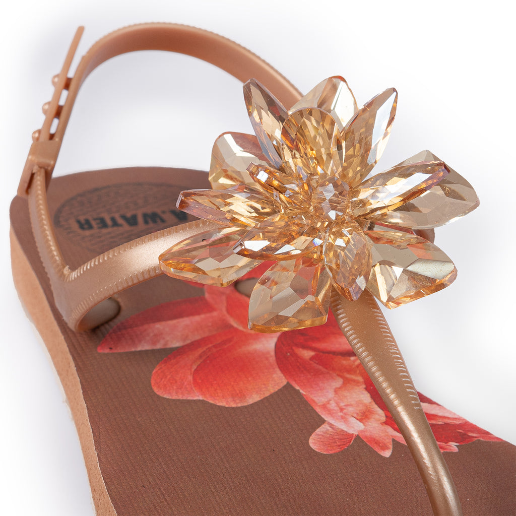 NUDE FLOWER SANDALS