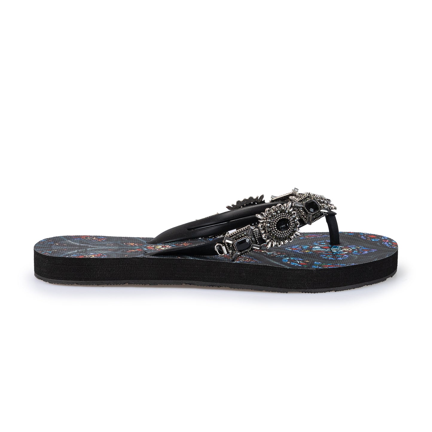 BLACK GOTHIC SLIPPERS