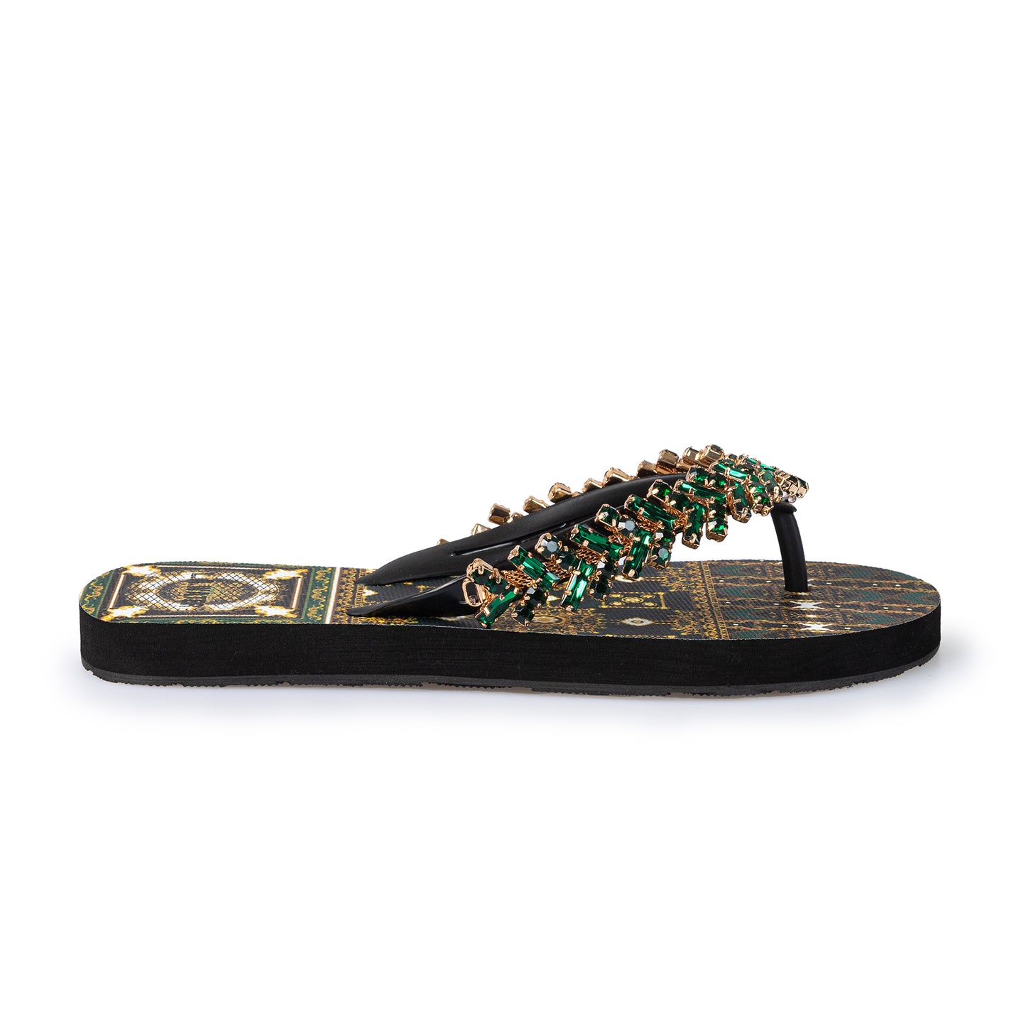 SMERALD ROCOCÒ SLIPPERS
