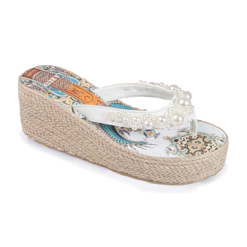 WHITE ROPE EGYPT WEDGE