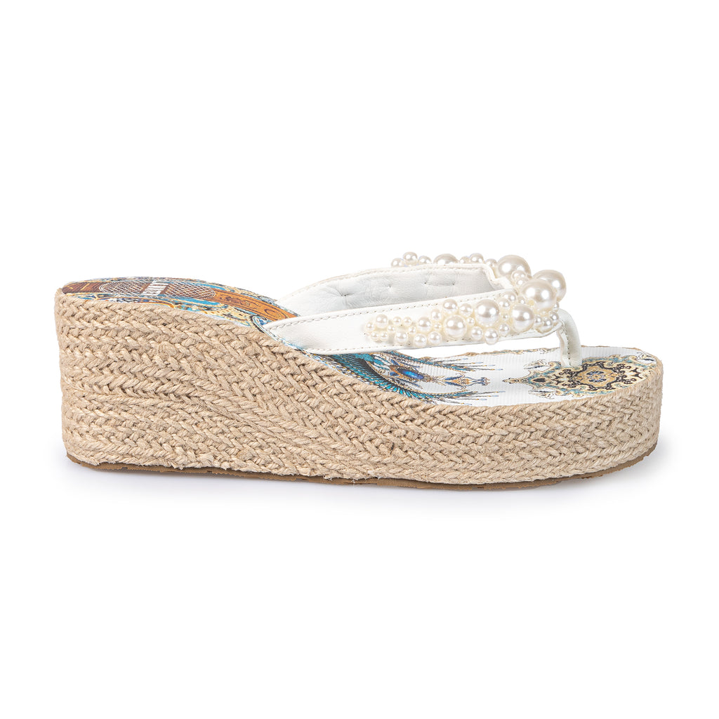 WHITE ROPE EGYPT WEDGE