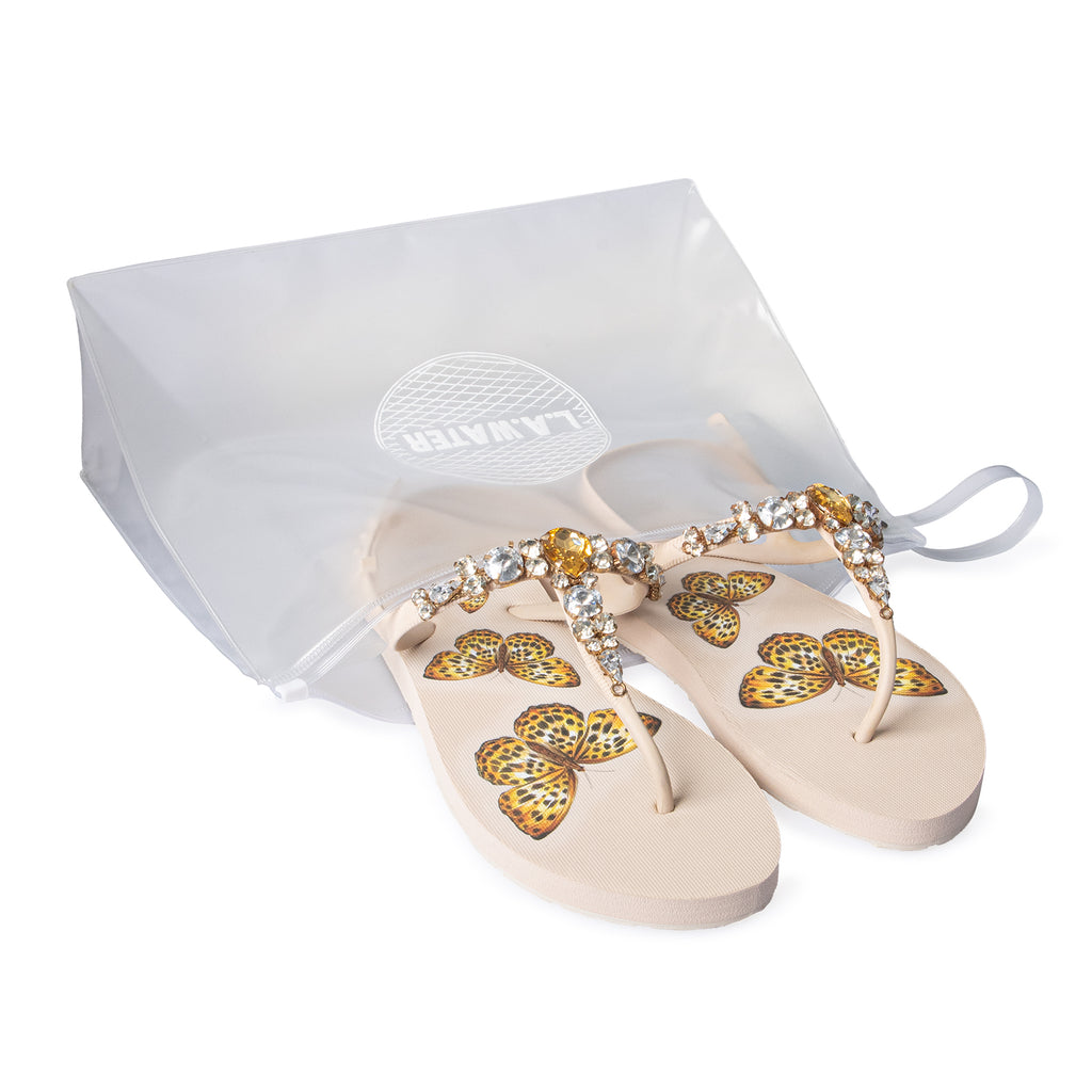 BUTTERFLY NUDE SANDAL
