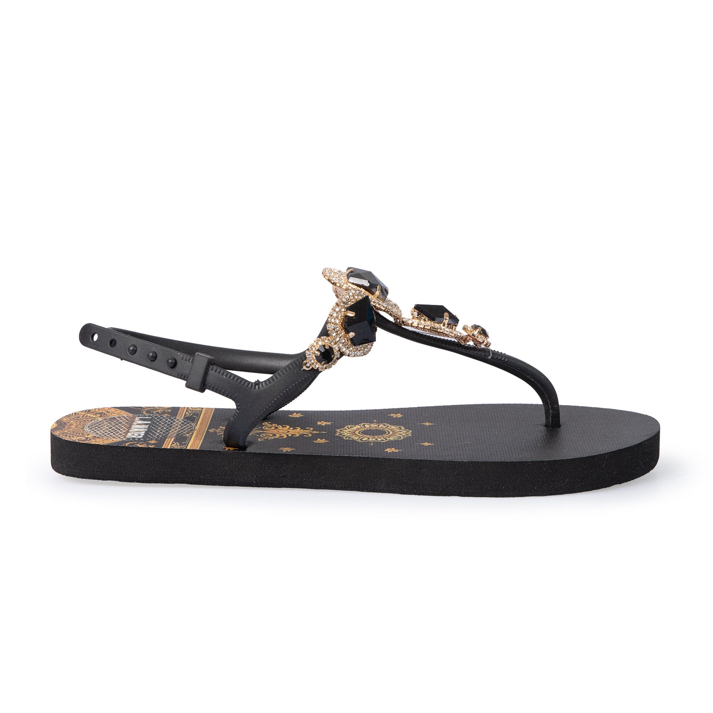 ART DECÒ BLACK SANDAL