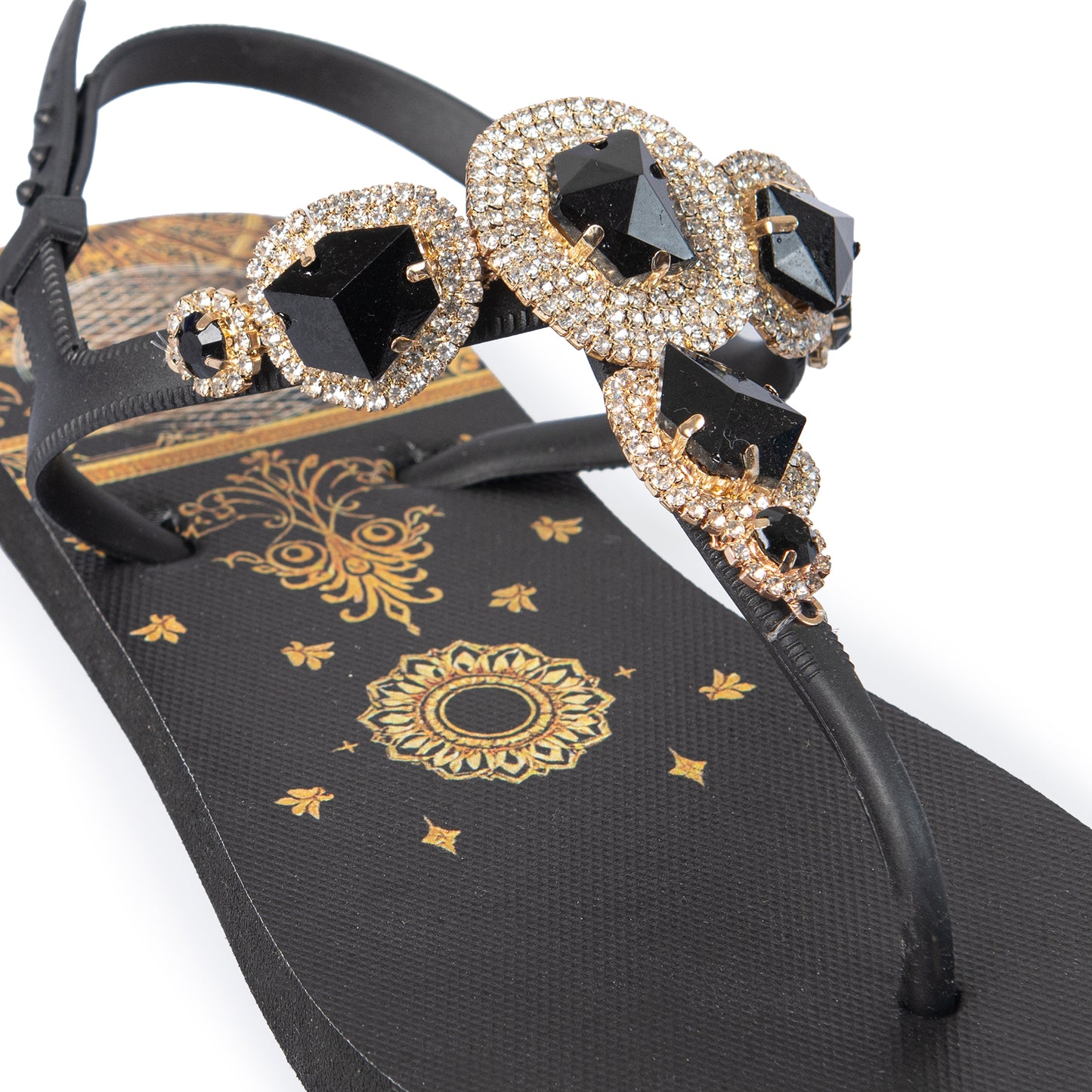 ART DECÒ BLACK SANDAL