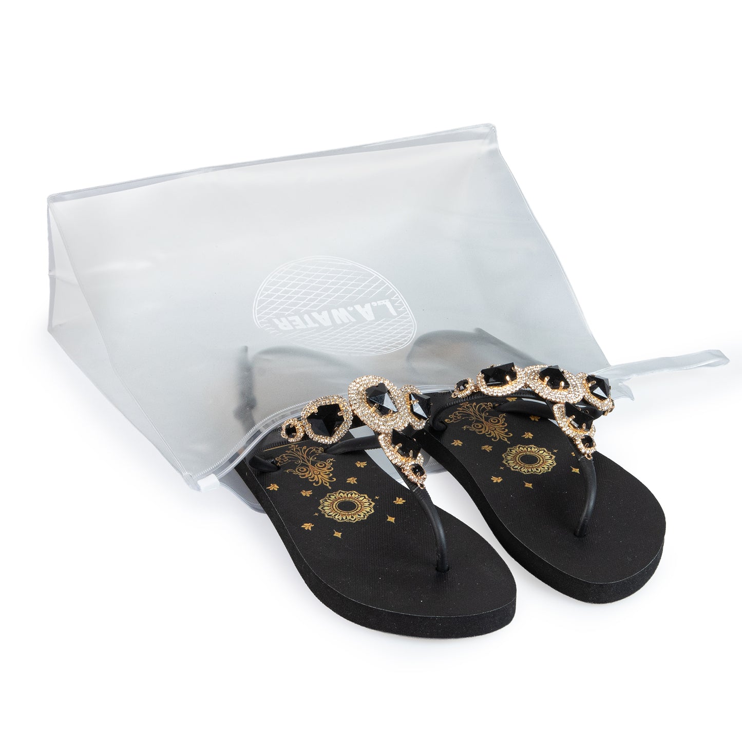 ART DECÒ BLACK SANDAL
