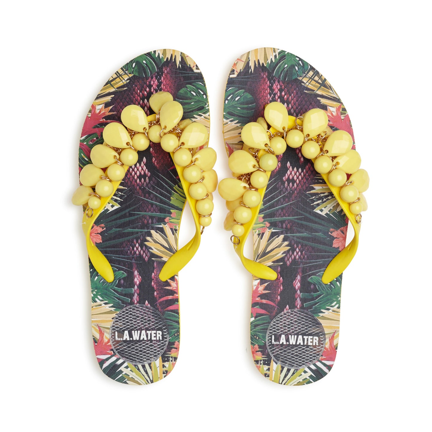YELLOW FLOWERS SLIPPERS