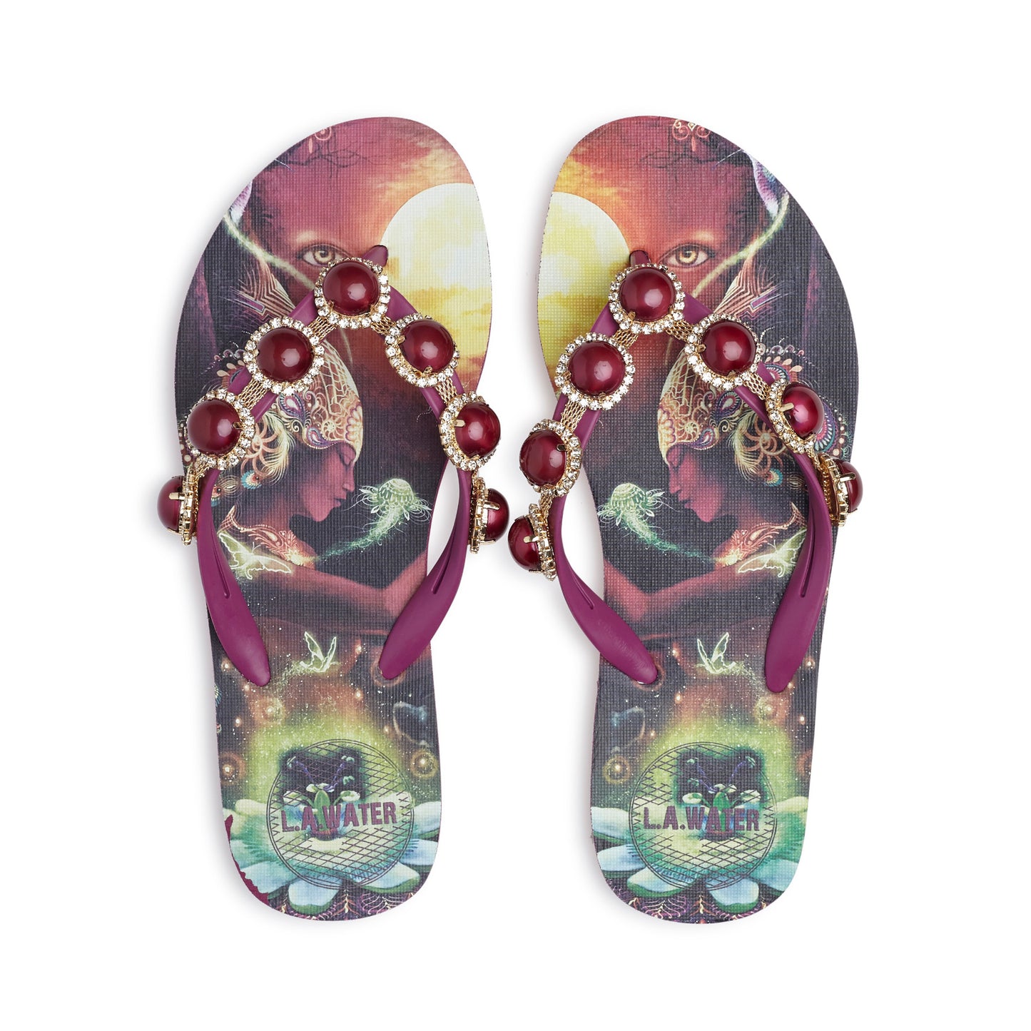 VIOLET SHIPIBO SLIPPERS