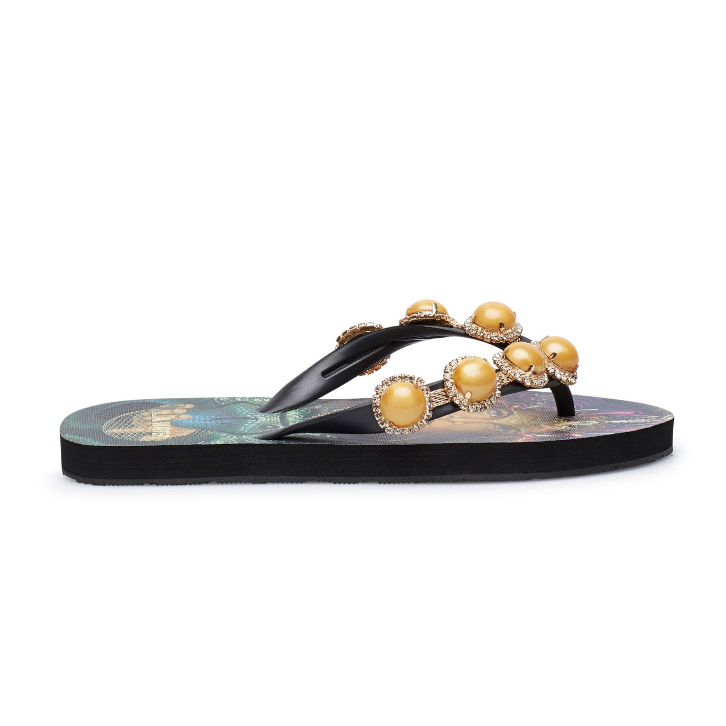 YELLOW SHIPIBO SLIPPERS