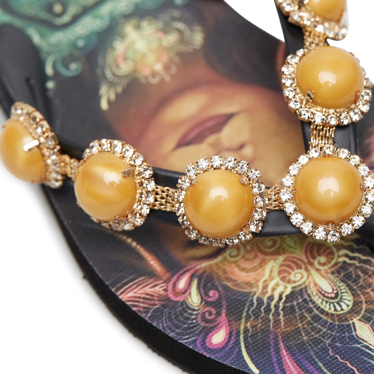 YELLOW SHIPIBO SLIPPERS