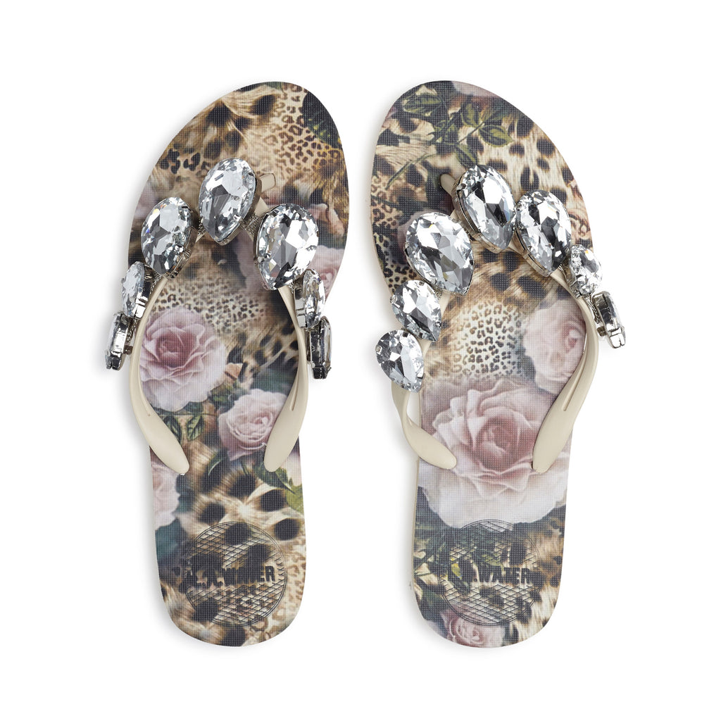 LEOPARD PRINT SLIPPERS