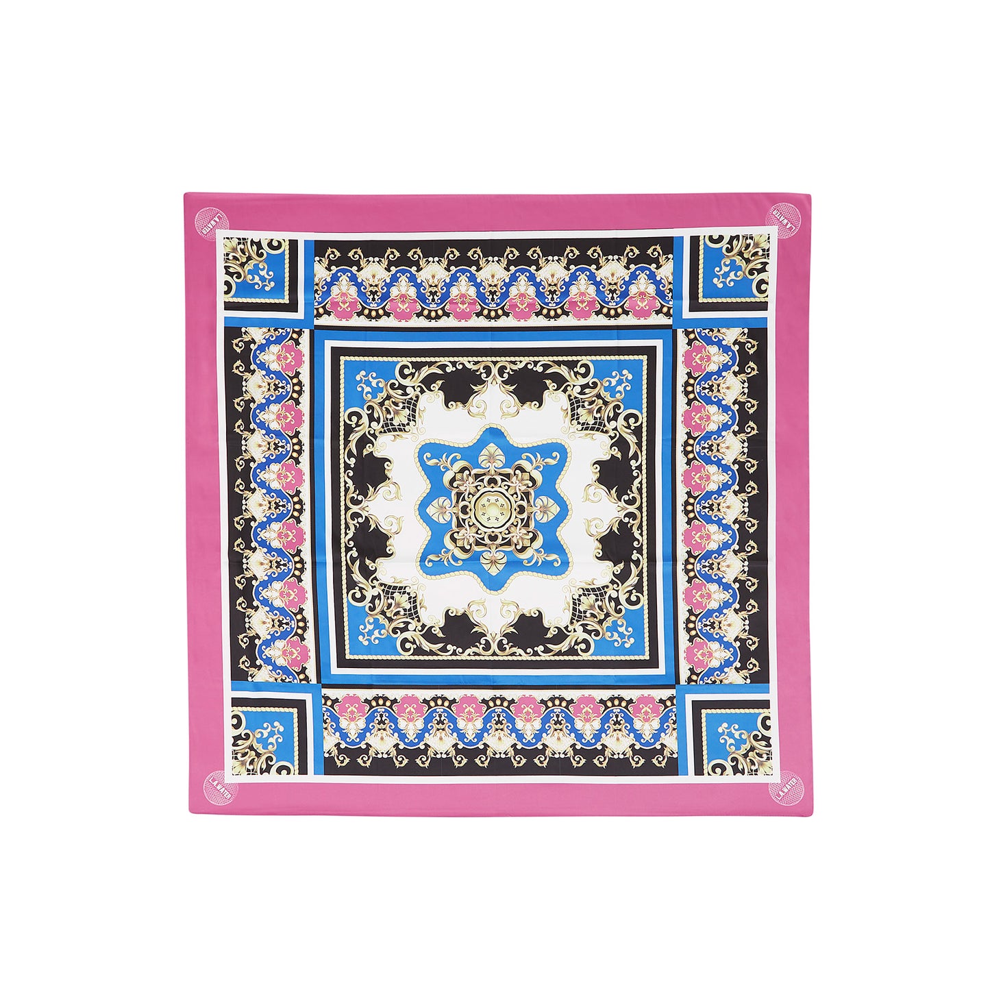 WHITE NEW BAROQUE POCHETTE AND FOULARD