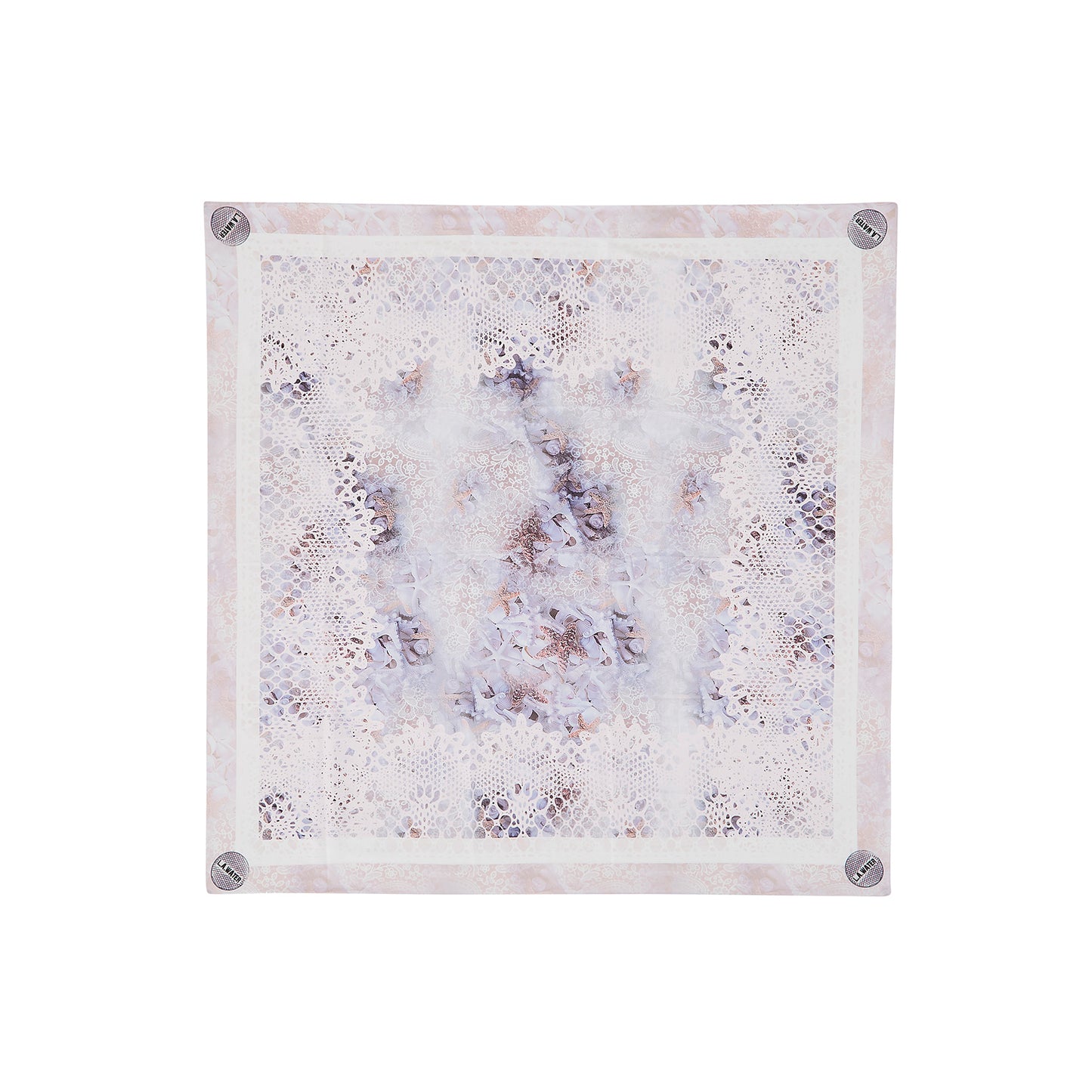 SHELL POCHETTE AND FOULARD