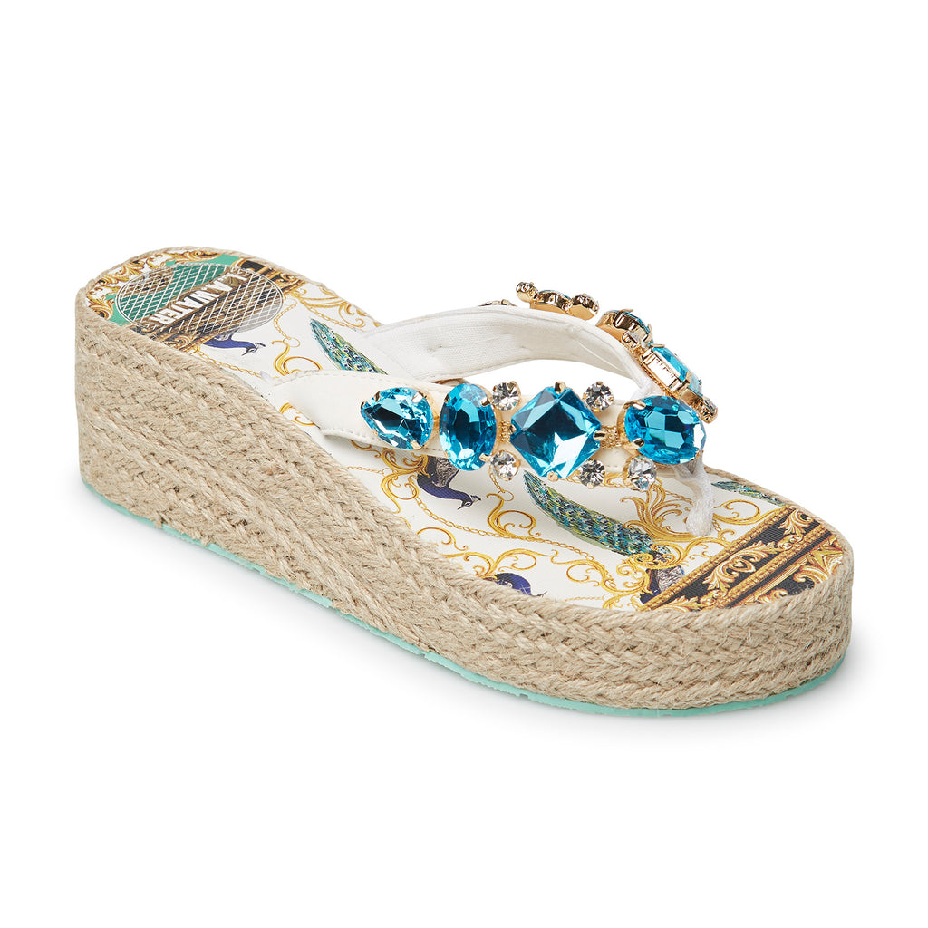 PEACOCK NEW BAROQUE ROPE WEDGE