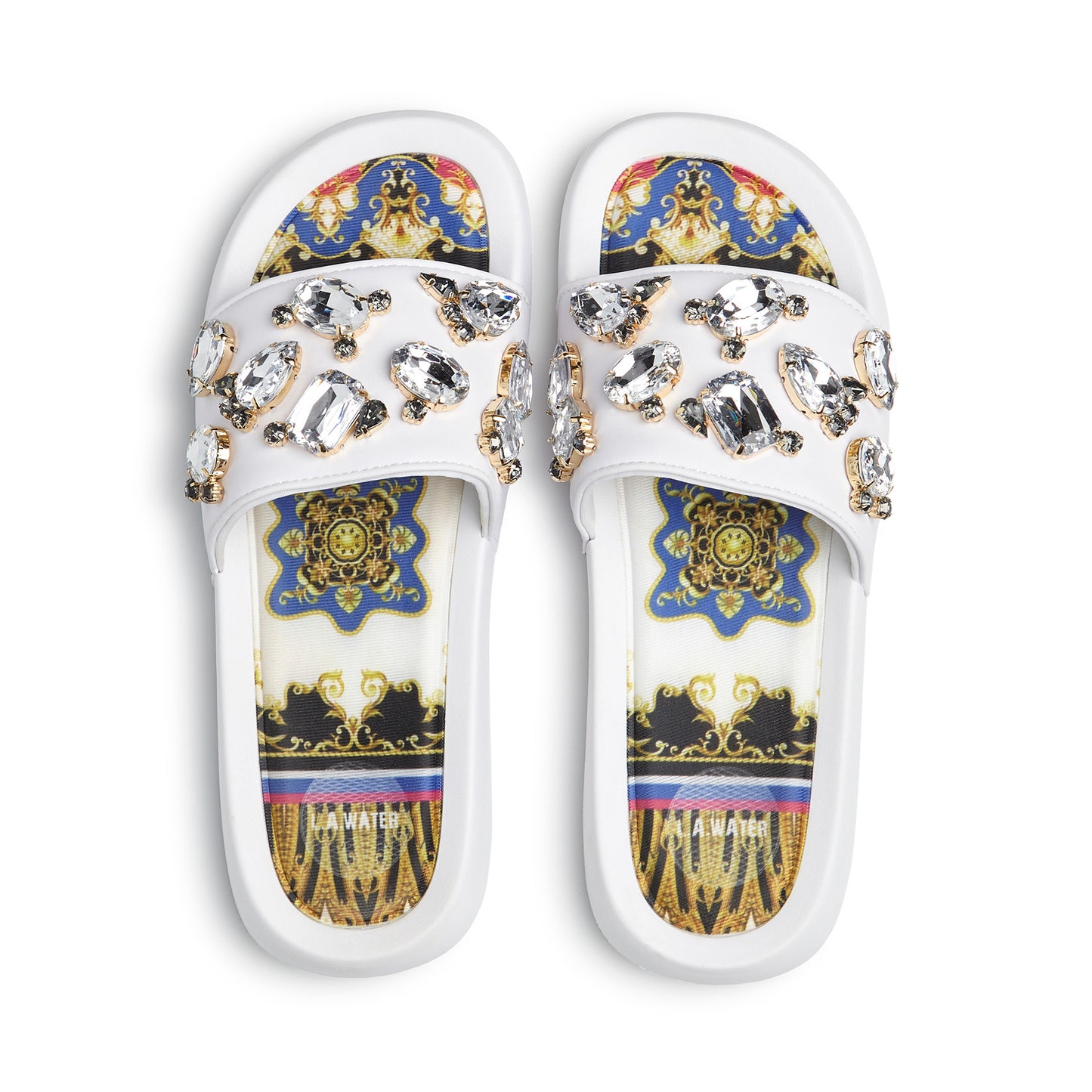 WHITE NEW BAROQUE SLIDER