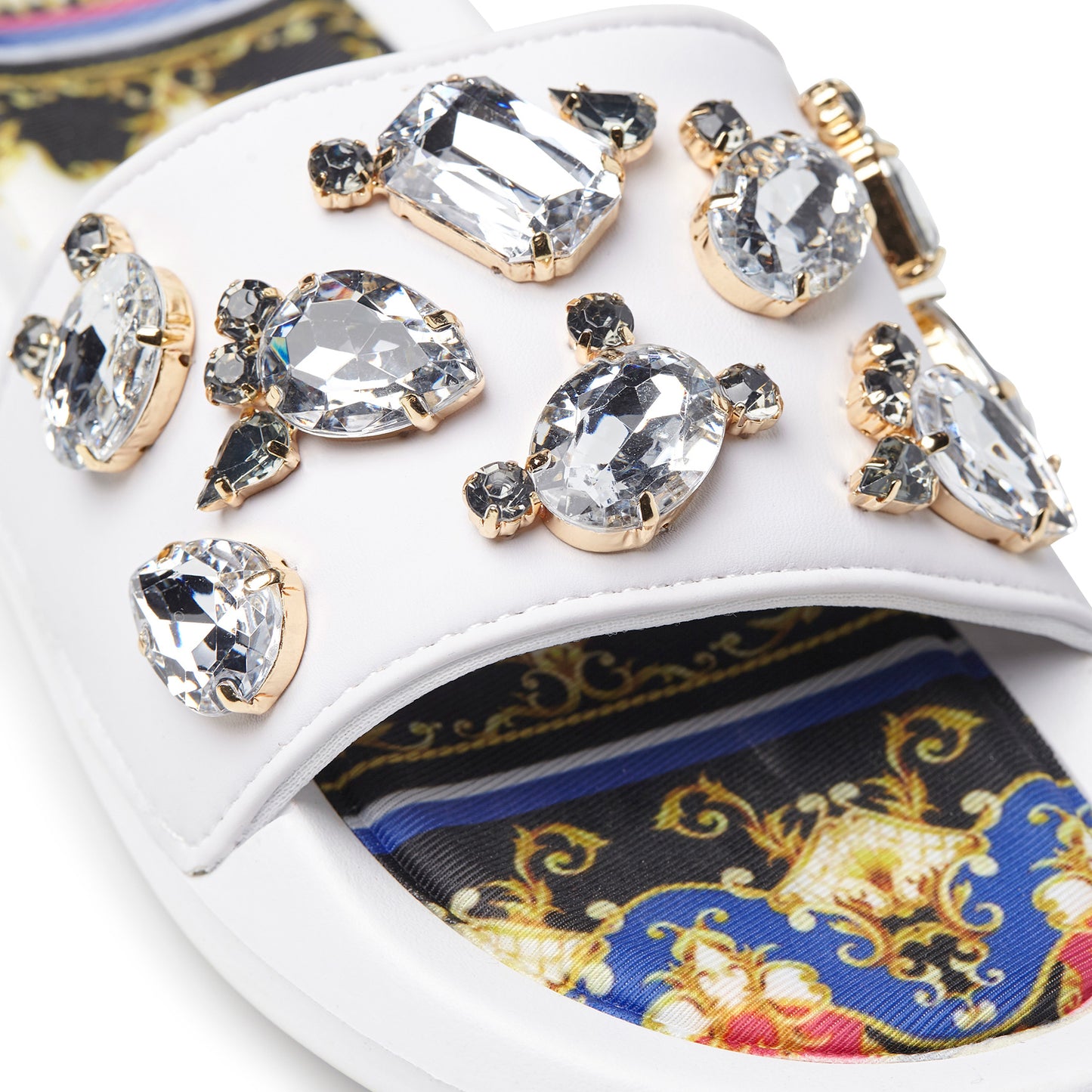 WHITE NEW BAROQUE SLIDER