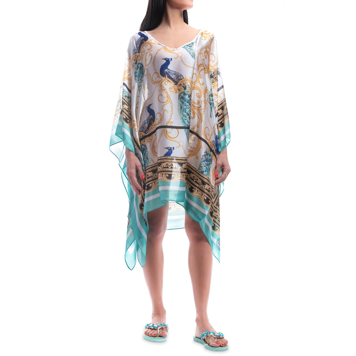 PEACOCK NEW BAROQUE KAFTAN