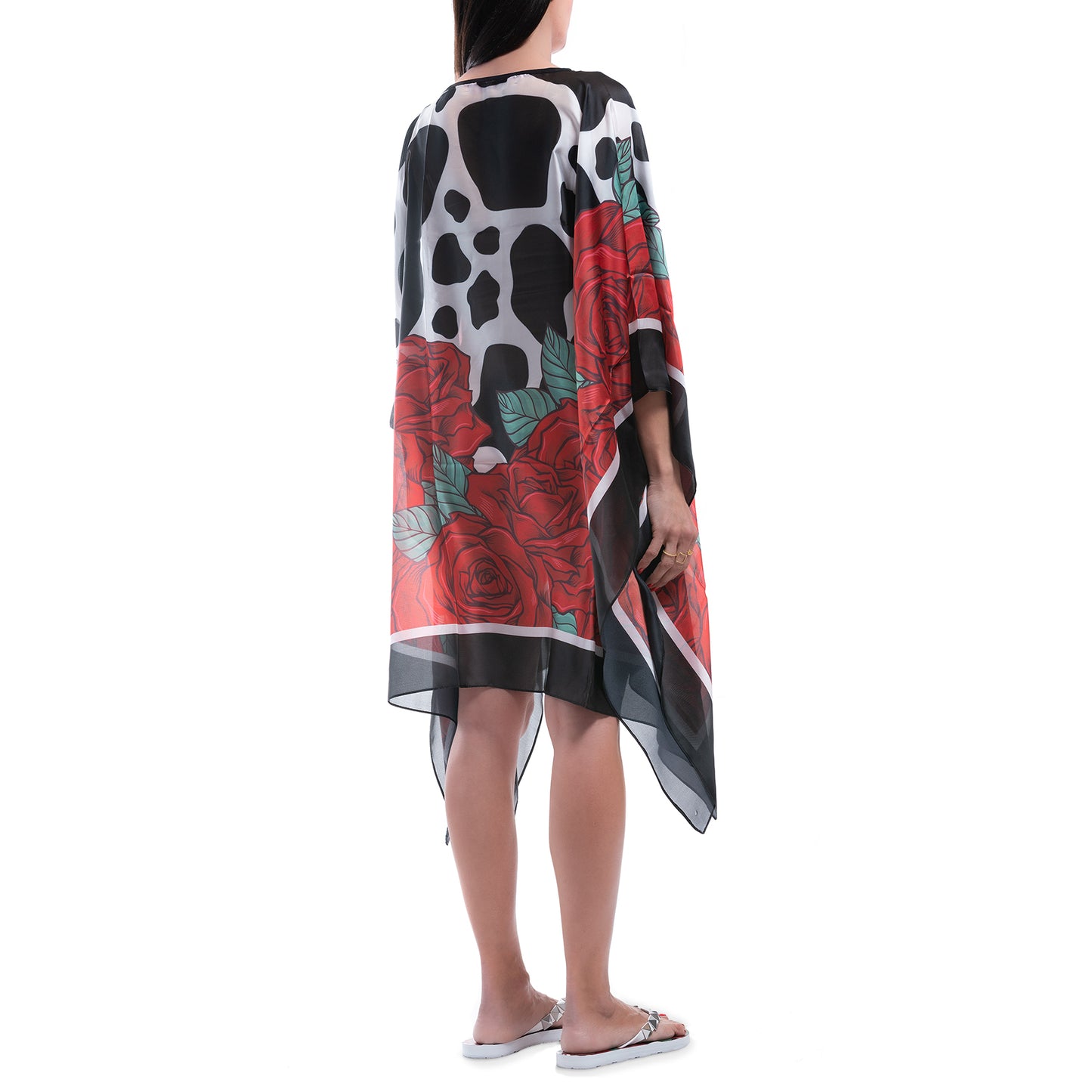 RED ROSES KAFTAN