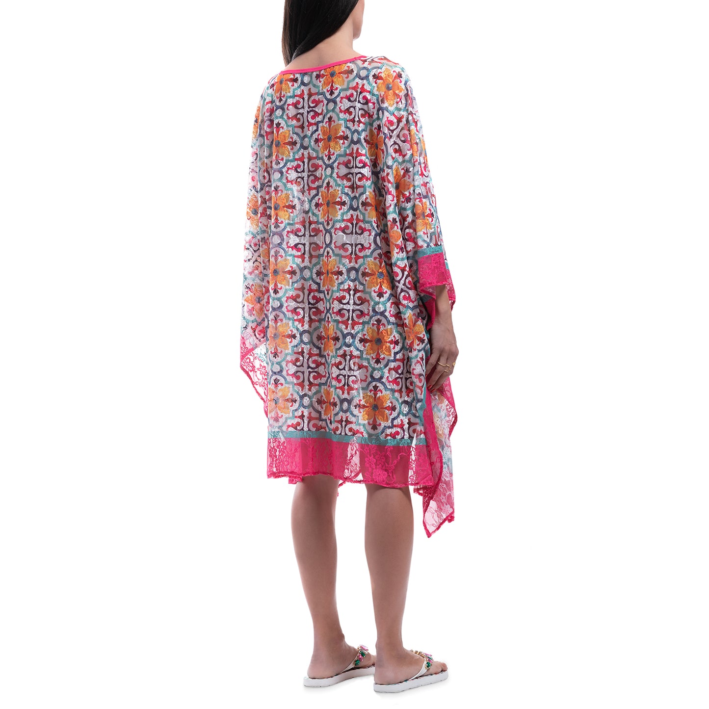 COLOURFUL MAJOLICA KAFTAN