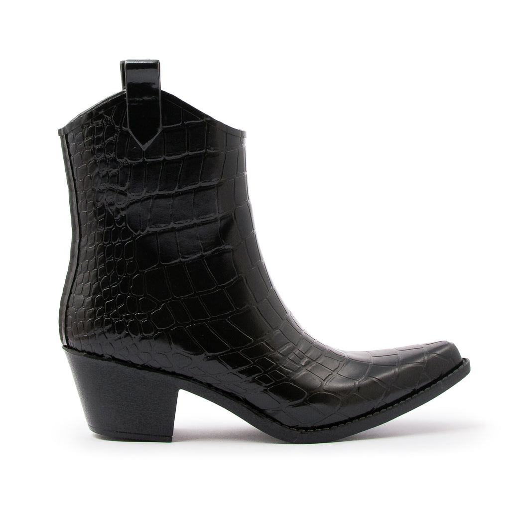 TEXAN CROC ANKLE BOOT