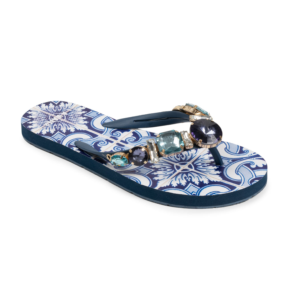 BLUE MEXICO SLIPPERS