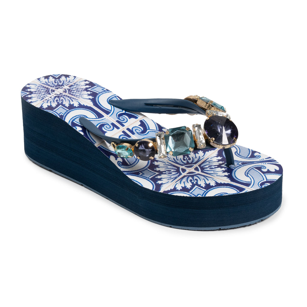 BLUE MEXICO WEDGE