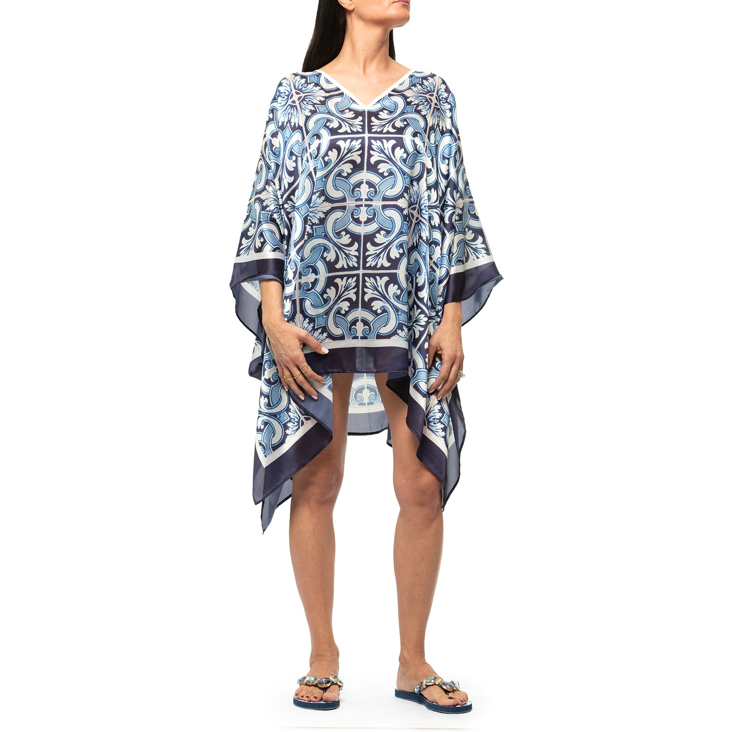 BLUE MEXICO KAFTAN