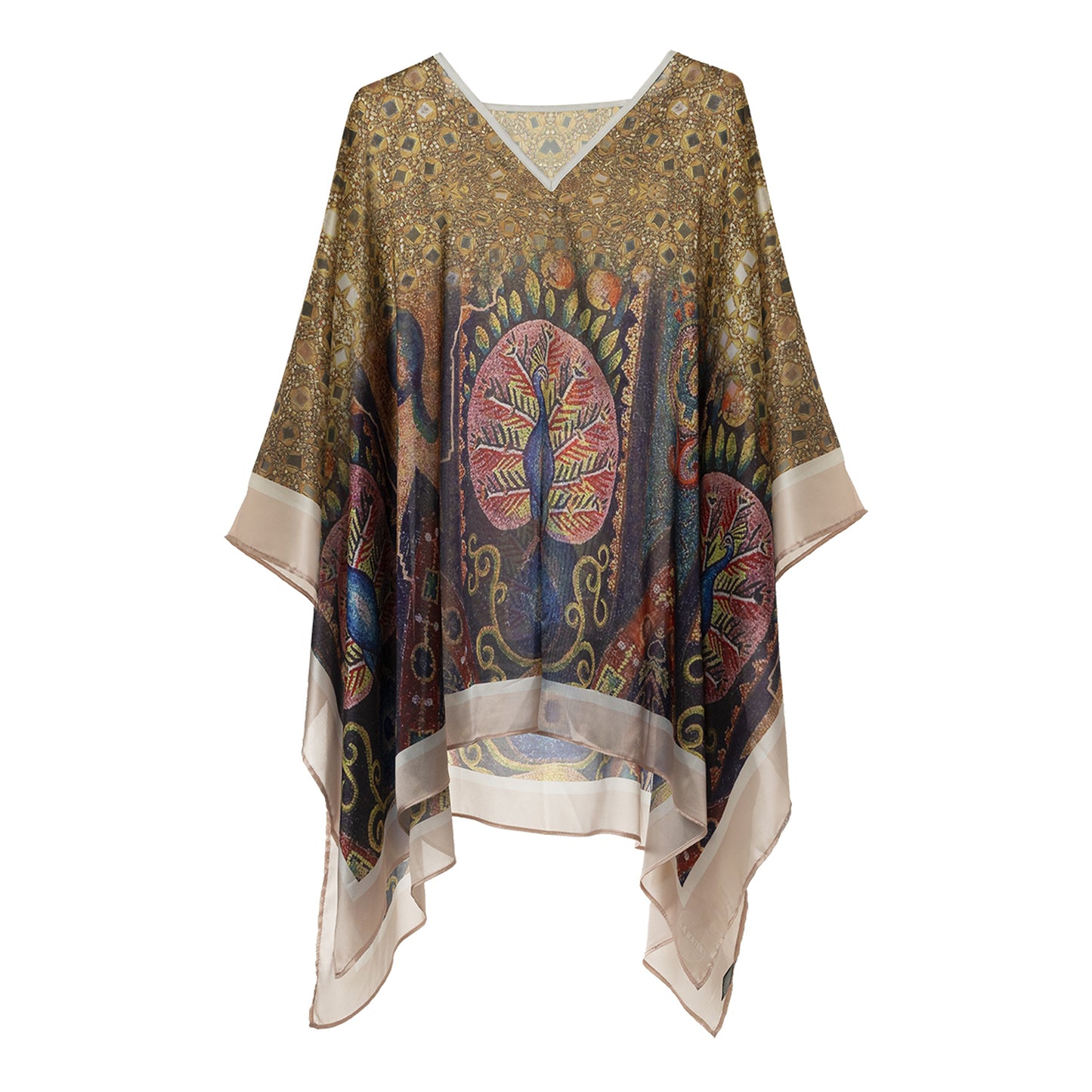 PEACOCK MOSAIC KAFTAN