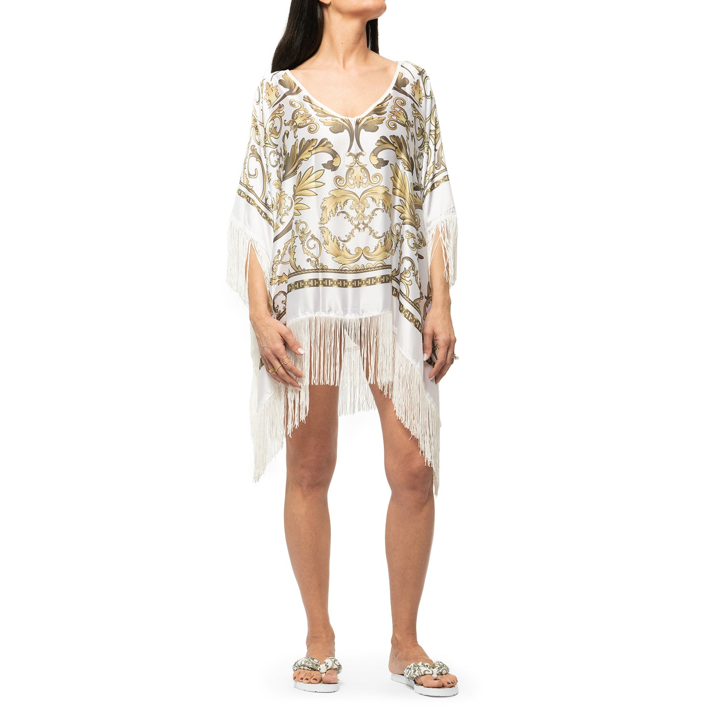 WHITE QUEEN KAFTAN