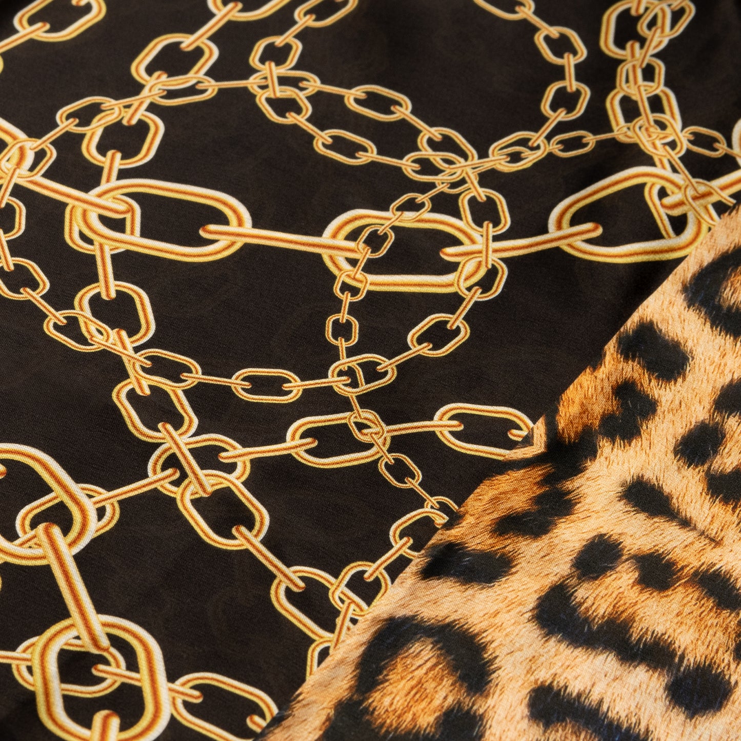 BLACK BAROQUE KAFTAN