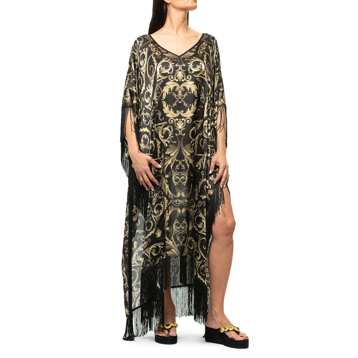 BLACK QUEEN KAFTAN