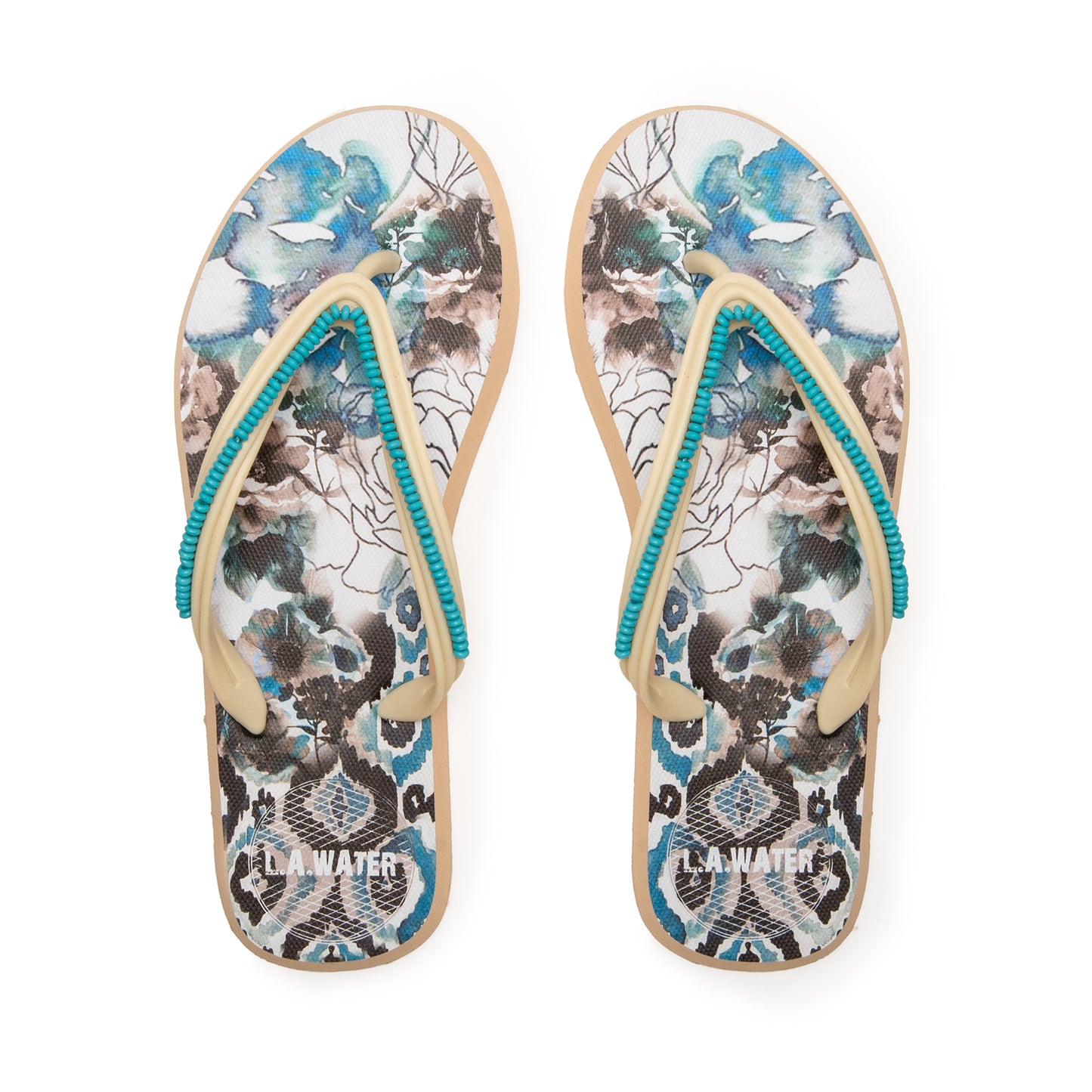 SKY BLUE COACHELLA SLIPPERS