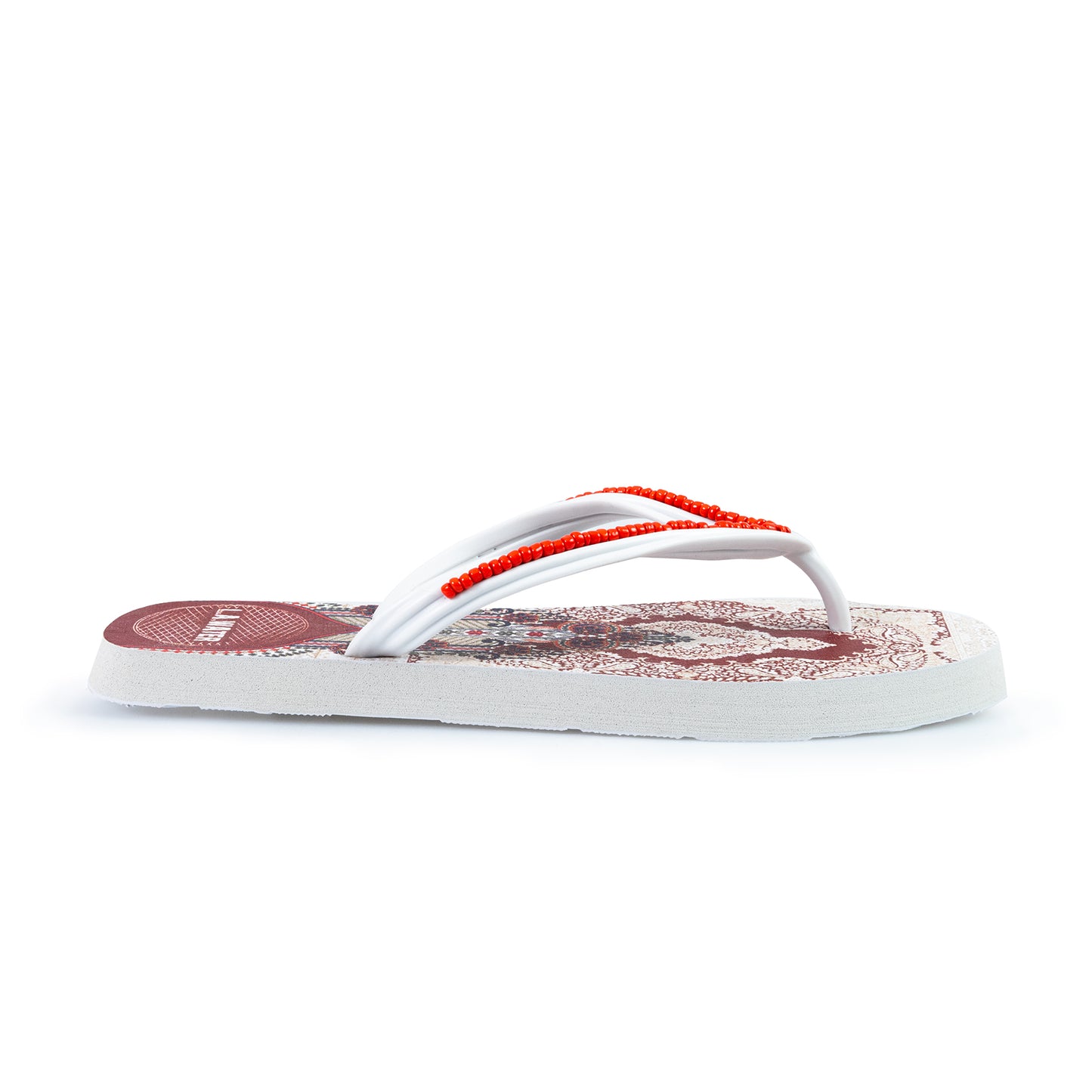 RED COACHELLA SLIPPERS