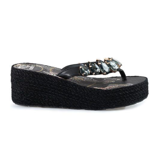 ZEPPA CORDA ANIMALIER NERO